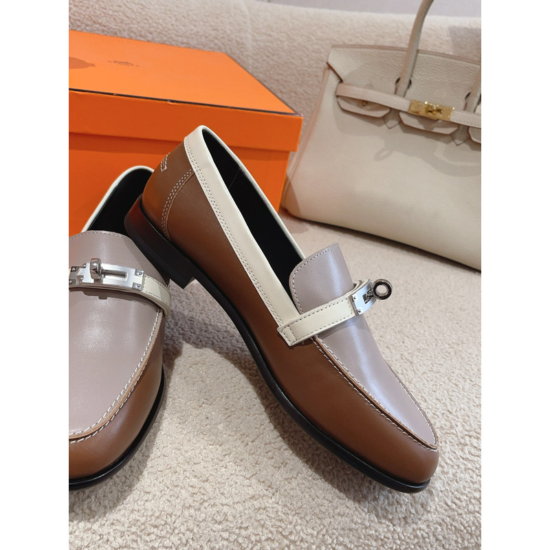 H**mes destin loafer brown