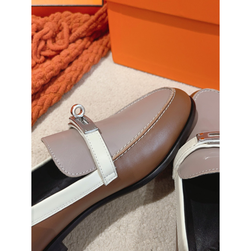 H**mes destin loafer brown