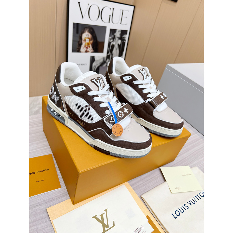 l**is V*t*n lv trainer brown beige white