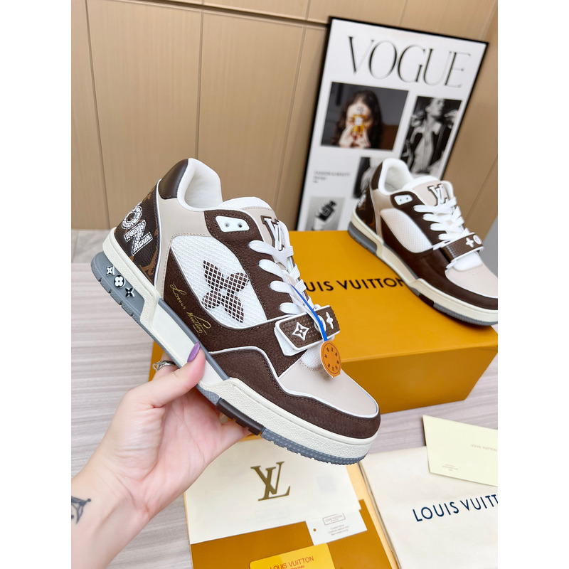 l**is V*t*n lv trainer brown beige white