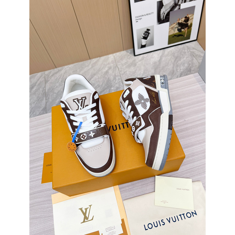 l**is V*t*n lv trainer brown beige white