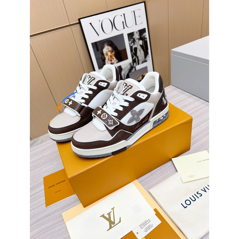 l**is V*t*n lv trainer brown beige white