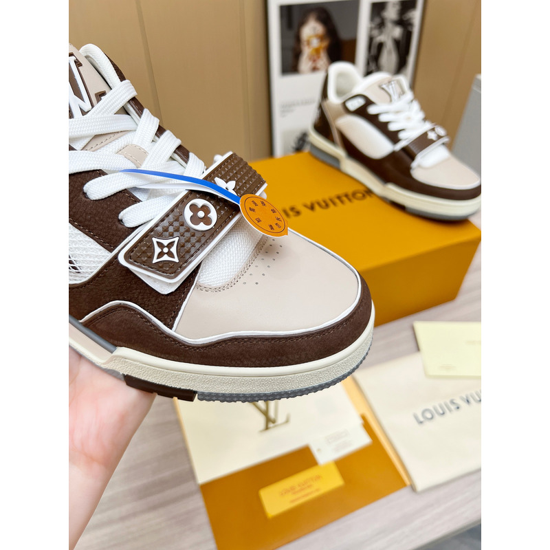 l**is V*t*n lv trainer brown beige white