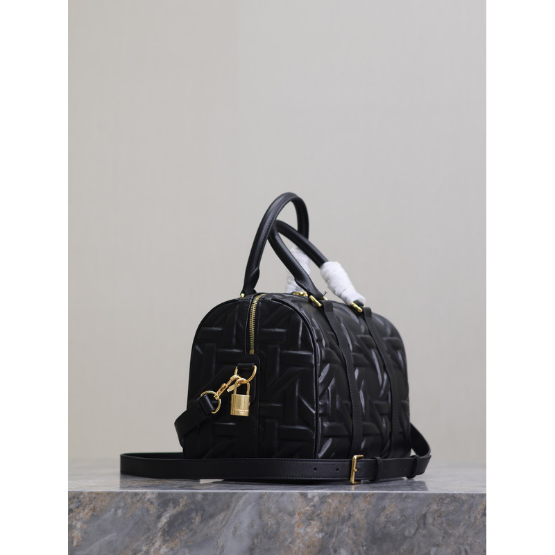 D*or groove 25 bag black graphic cannage calfskin