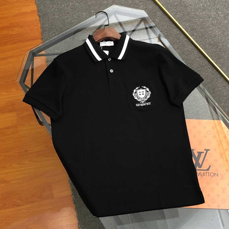 Givenchy Men\''s Polo Shirt Cotton Black