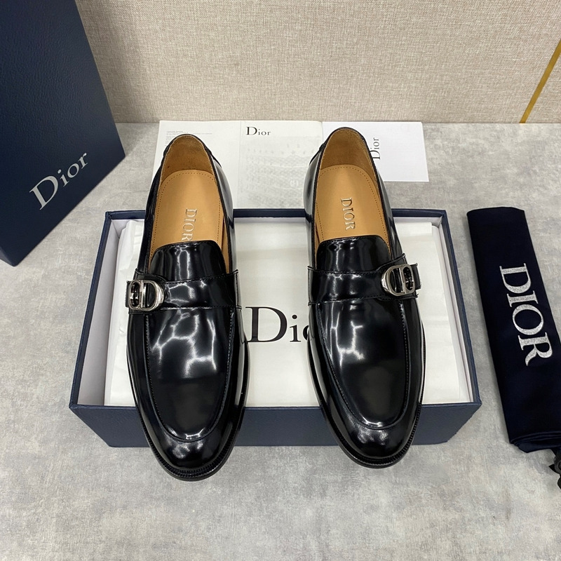 D*or timeless loafer shiny calfskin black