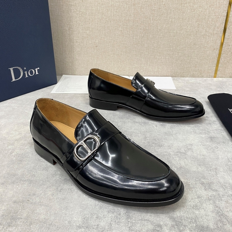 D*or timeless loafer shiny calfskin black