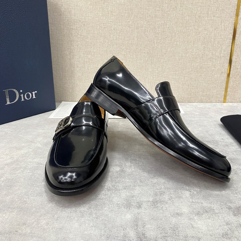 D*or timeless loafer shiny calfskin black