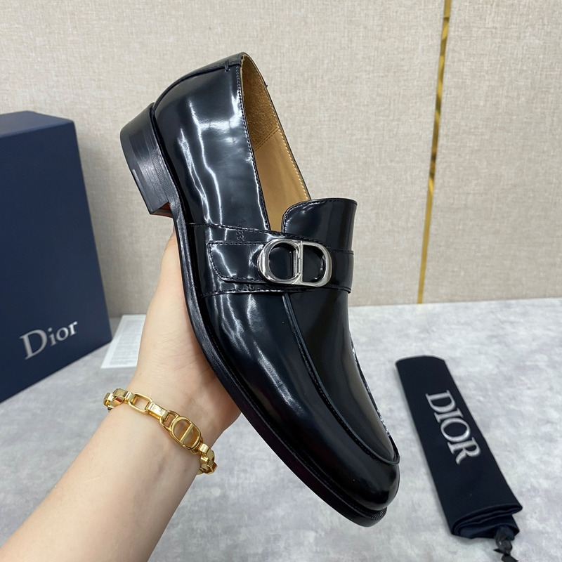 D*or timeless loafer shiny calfskin black