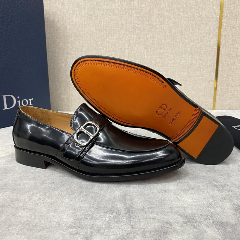 D*or timeless loafer shiny calfskin black