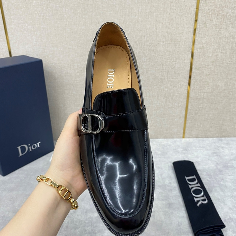 D*or timeless loafer shiny calfskin black