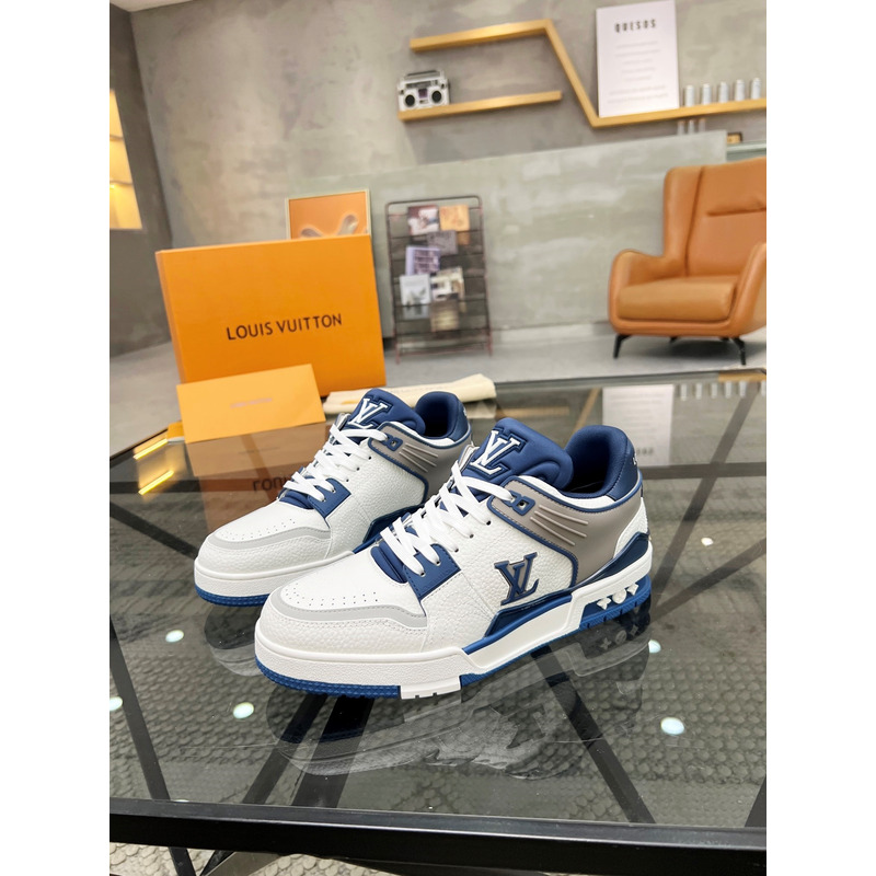 l**is V*t*n trainer sneaker blue&white