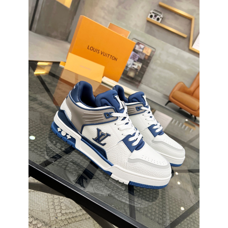 l**is V*t*n trainer sneaker blue&white