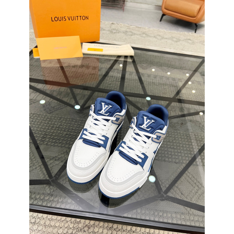 l**is V*t*n trainer sneaker blue&white