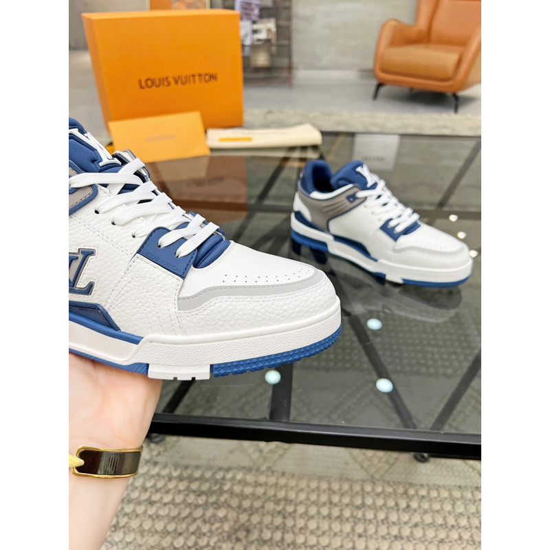 l**is V*t*n trainer sneaker blue&white