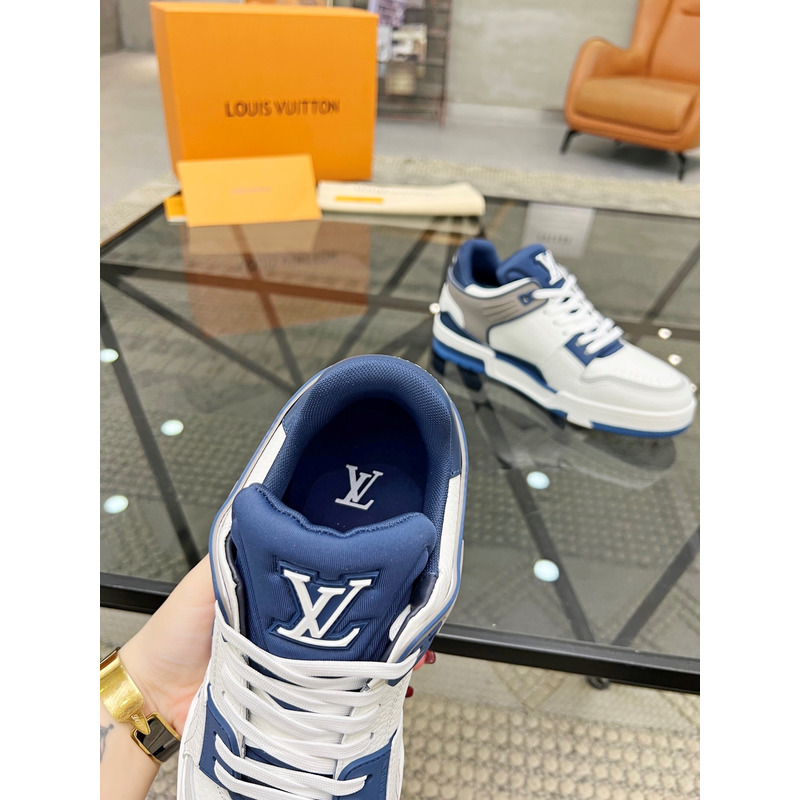 l**is V*t*n trainer sneaker blue&white