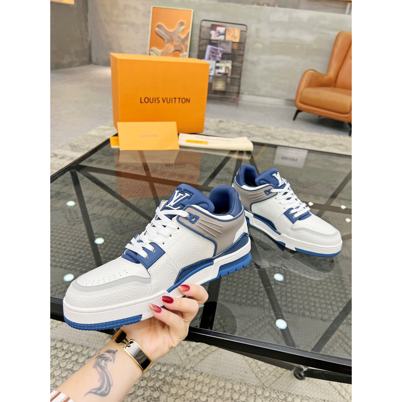 l**is V*t*n trainer sneaker blue&white