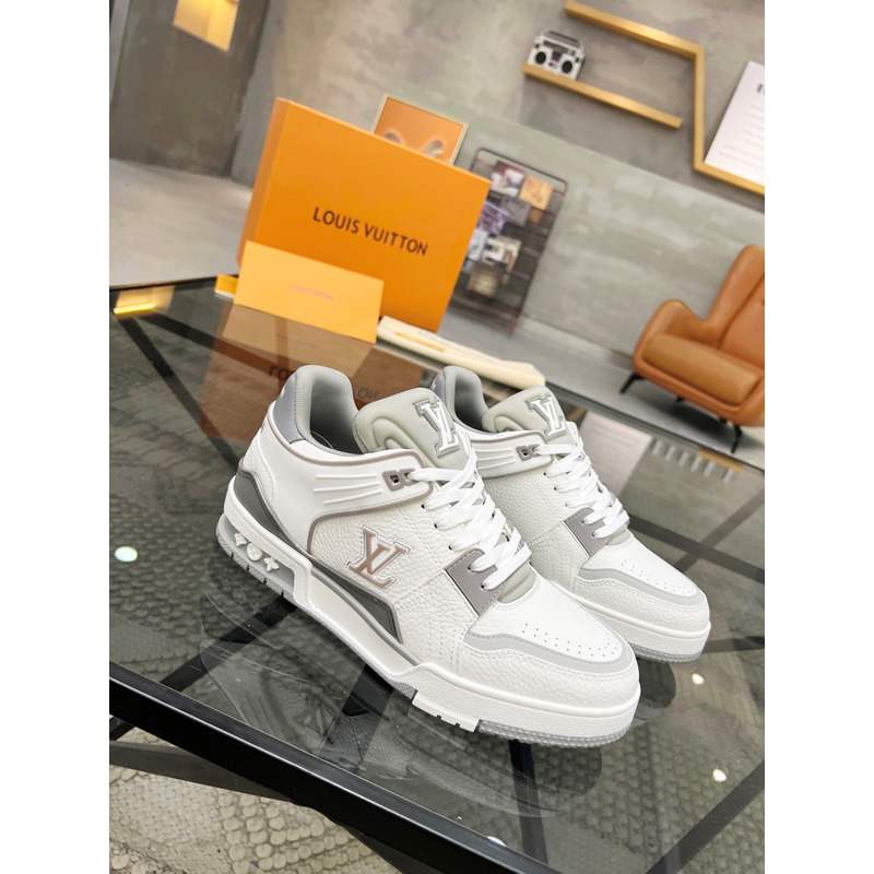 l**is V*t*n trainer sneaker grey&white