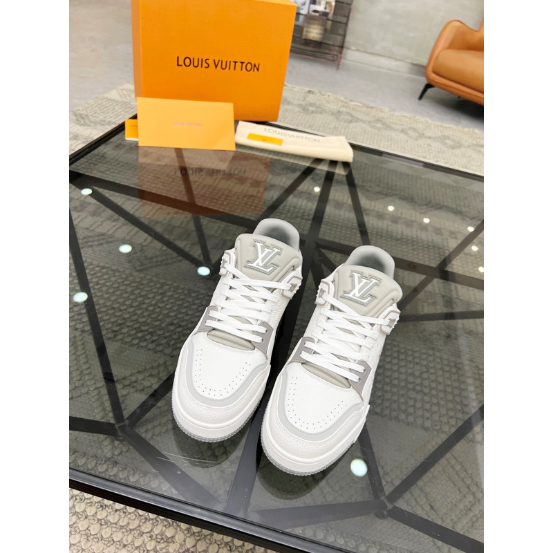 l**is V*t*n trainer sneaker grey&white