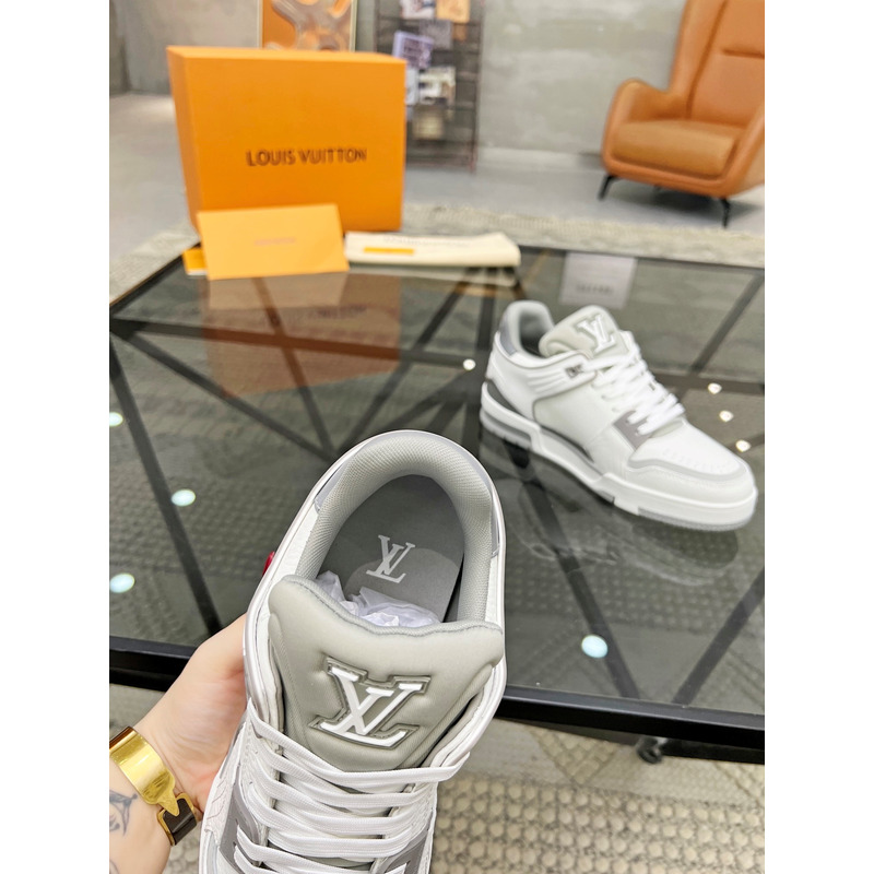 l**is V*t*n trainer sneaker grey&white