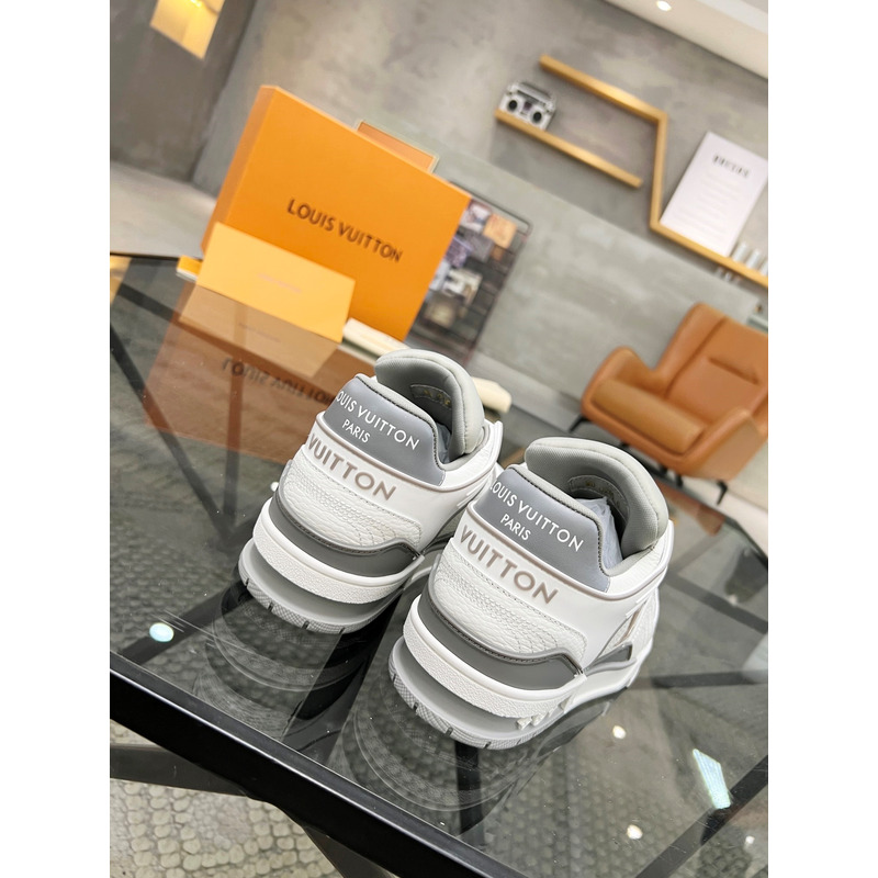 l**is V*t*n trainer sneaker grey&white