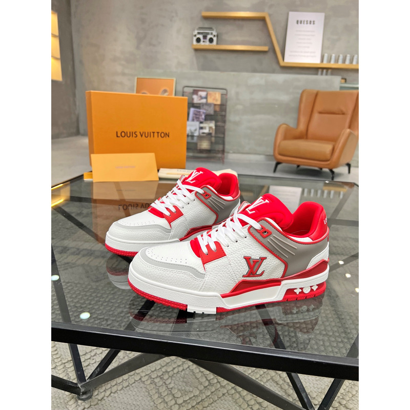 l**is V*t*n trainer sneaker red&white