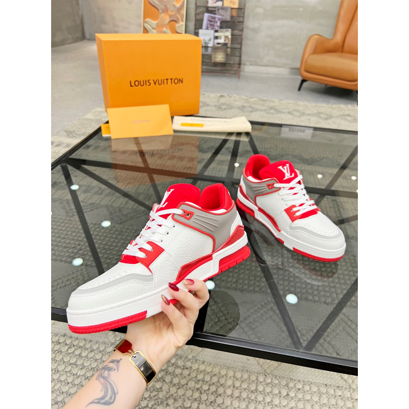 l**is V*t*n trainer sneaker red&white