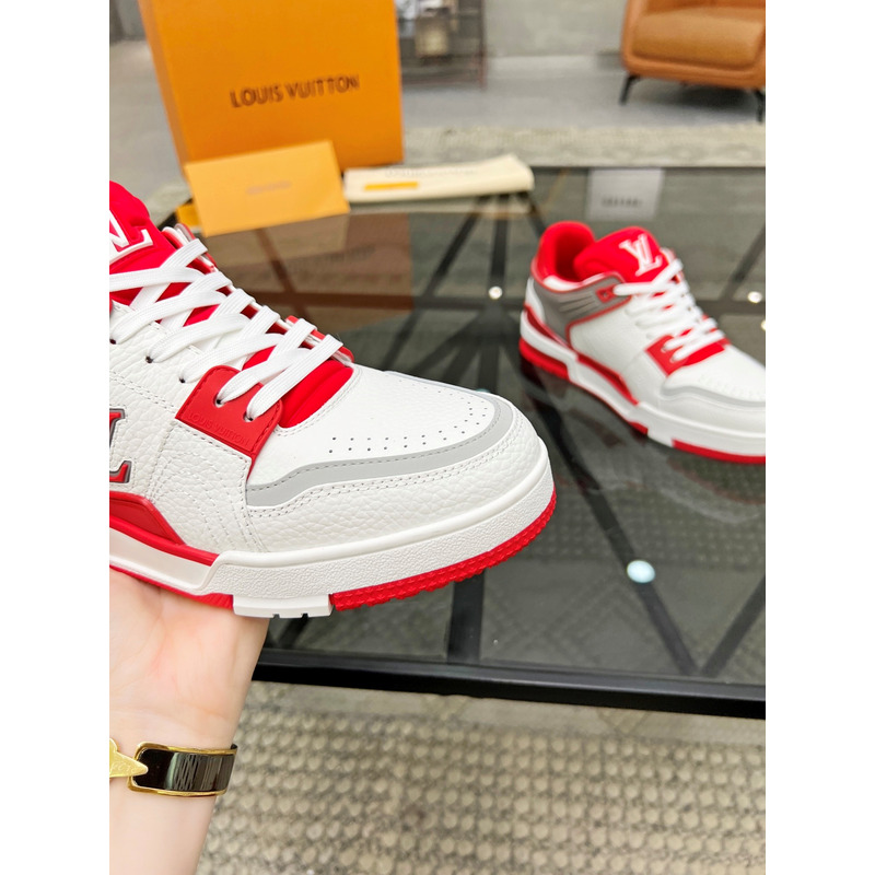 l**is V*t*n trainer sneaker red&white