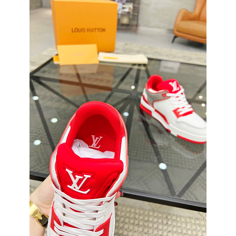 l**is V*t*n trainer sneaker red&white