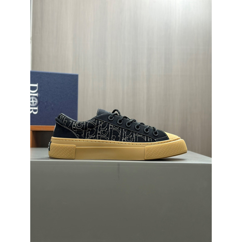 D*or and stone island b33 sneaker black  and brown