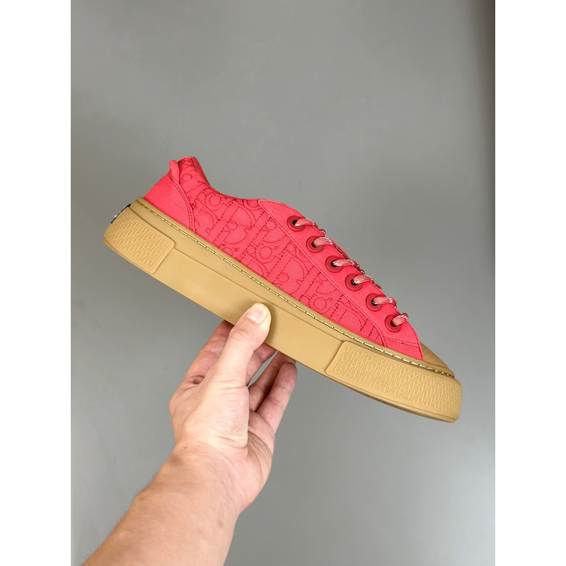 D*or and stone island b33 sneaker red and brown