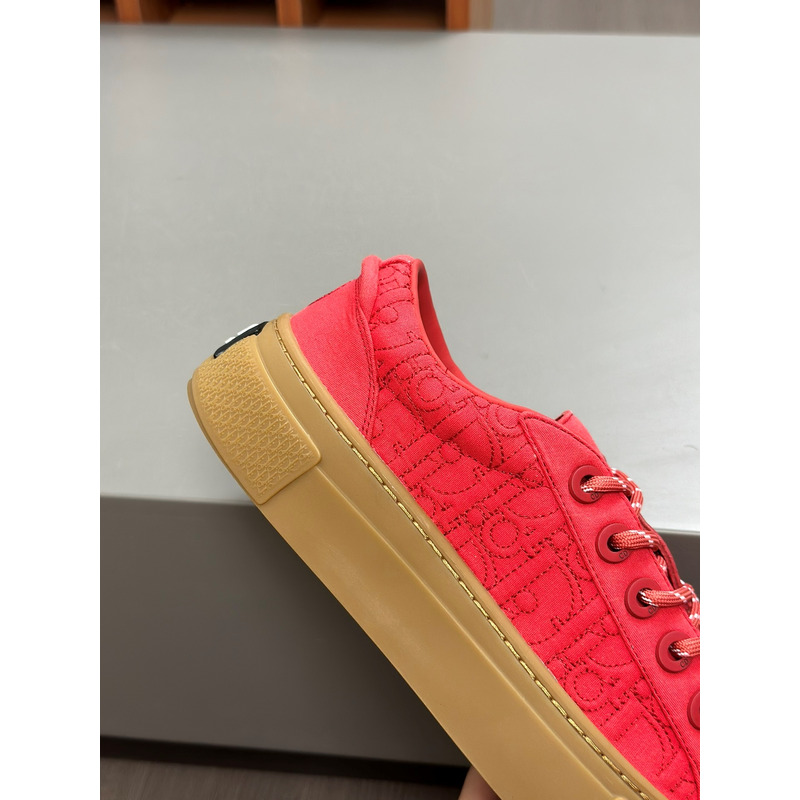 D*or and stone island b33 sneaker red and brown