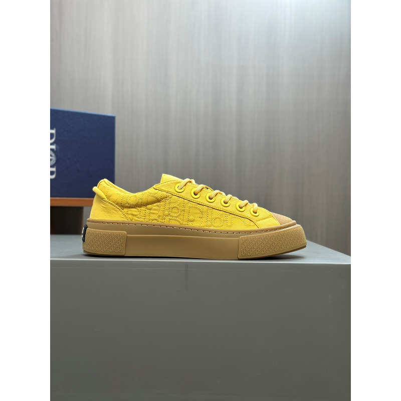 D*or and stone island b33 sneaker yellow and brown