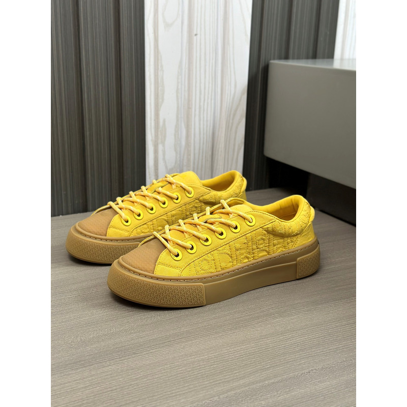 D*or and stone island b33 sneaker yellow and brown