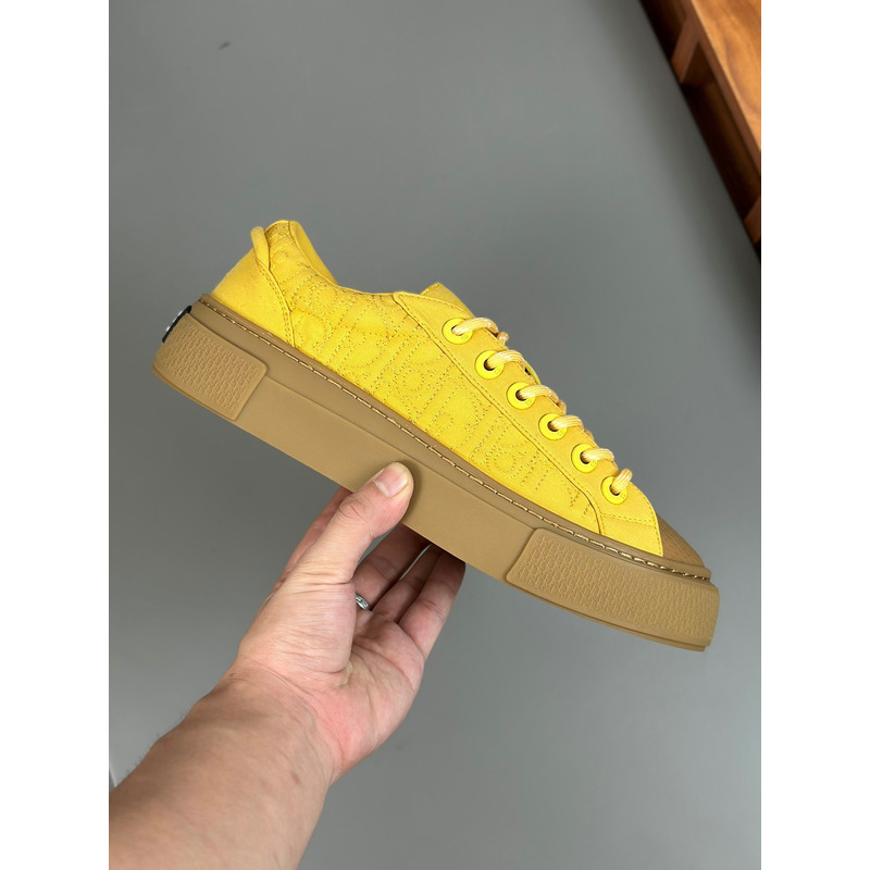 D*or and stone island b33 sneaker yellow and brown