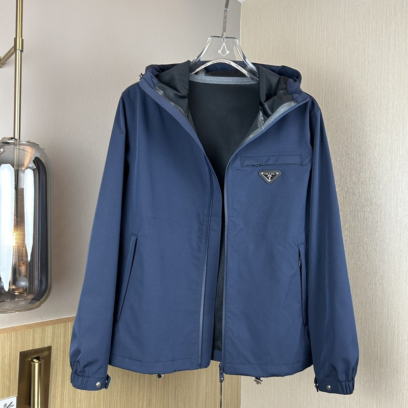 Pra*a hoodie jacket blue