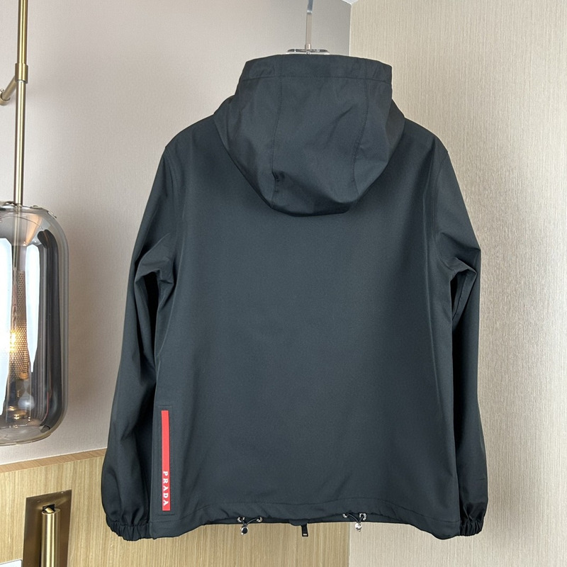 Pra*a hoodie jacket black