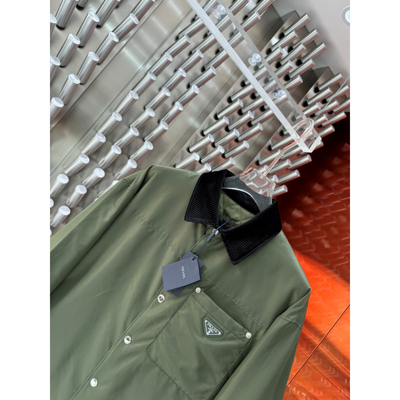 Pra*a men\''s jacket in green