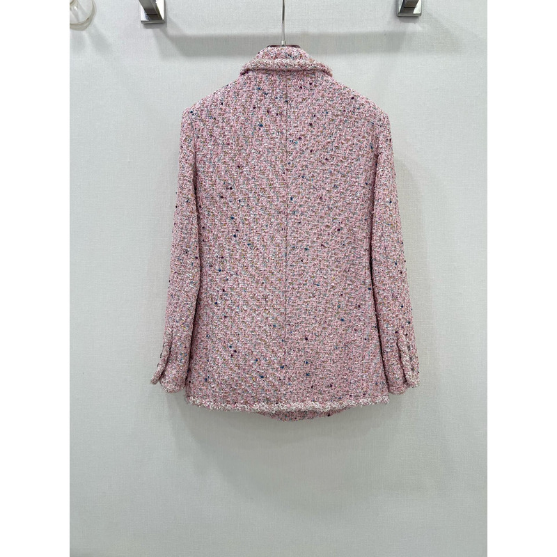 Ch*el tweed jacket pink