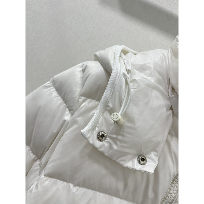 Moncler Andro Short Down Jacket White