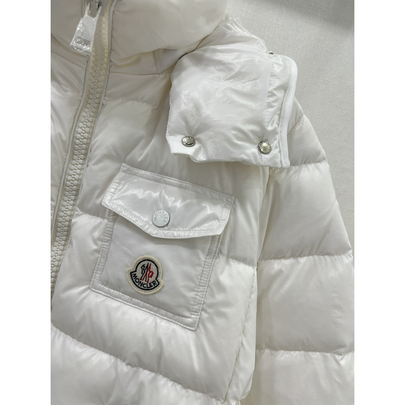 Moncler Andro Short Down Jacket White