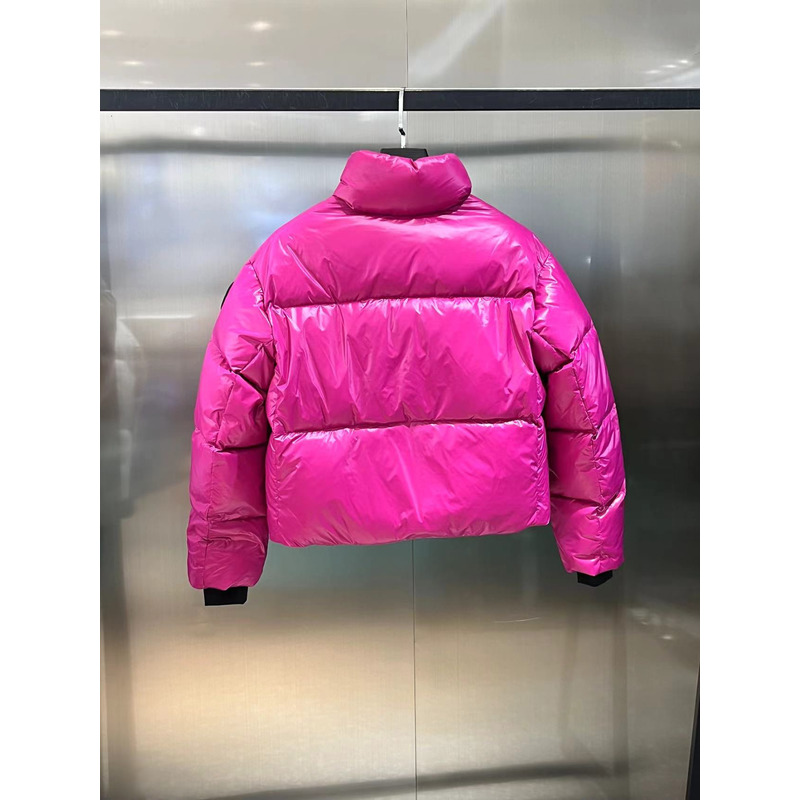 CanadaGoose Cypress Cropped Puffer Hot Pink