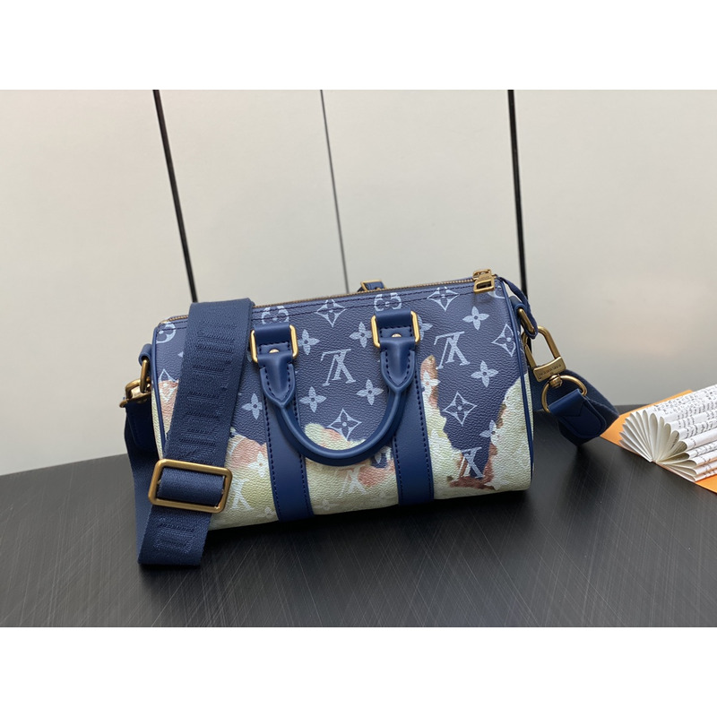 l**is V*t*n keepall bandoulière 25 ink blue