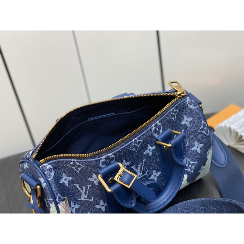 l**is V*t*n keepall bandoulière 25 ink blue