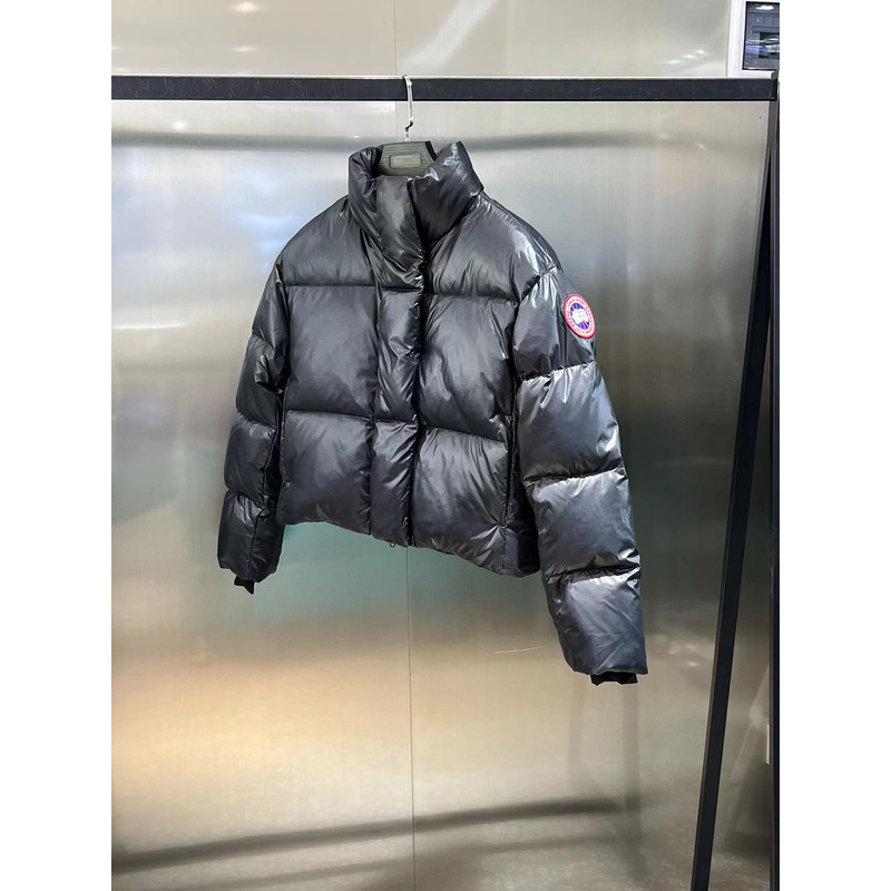 CanadaGoose Cypress Cropped Puffer Black