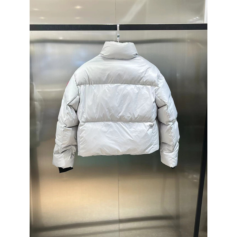 CanadaGoose Cypress Cropped Puffer White