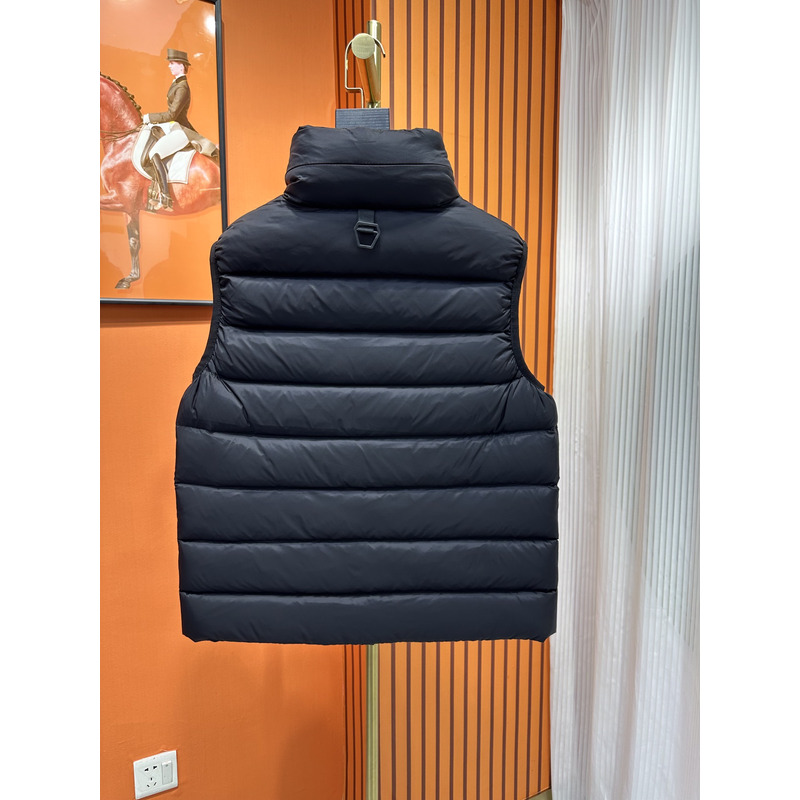 Moncler Padded Gilet With Hood Black