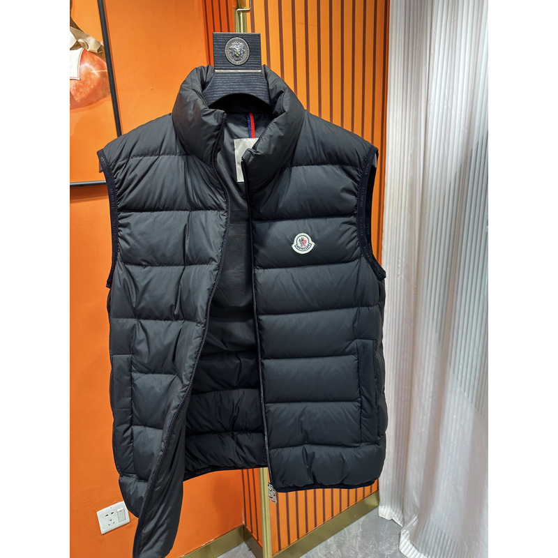 Moncler Contrin Down Vest In Black