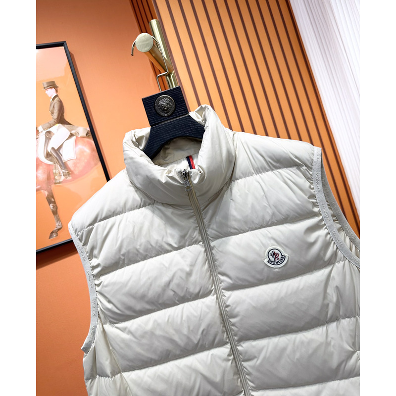 Moncler Contrin Down Vest In White