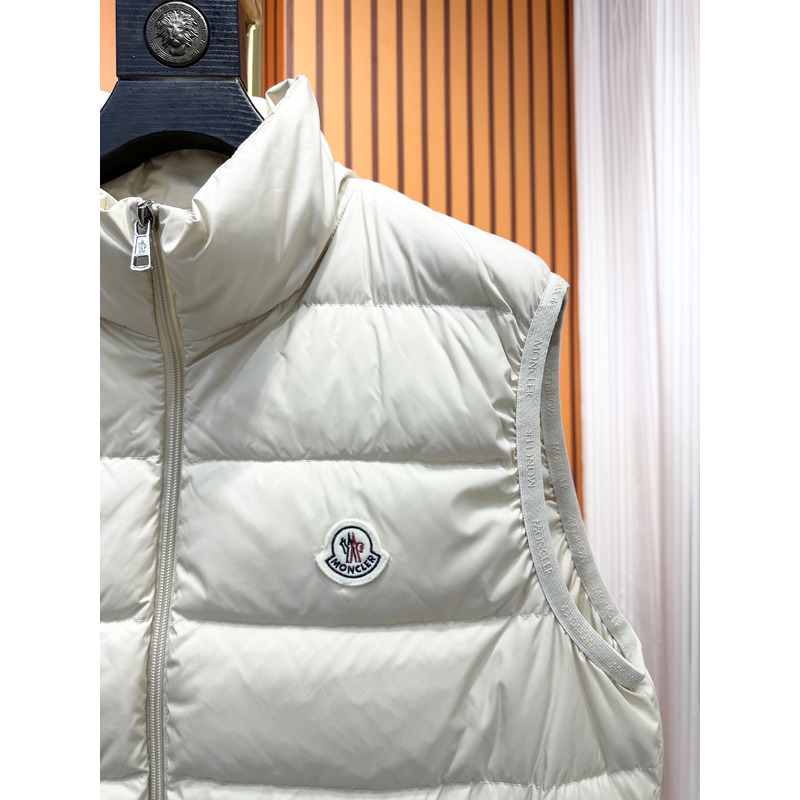 Moncler Contrin Down Vest In White